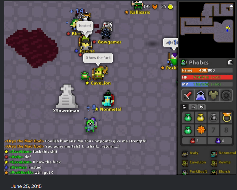 death screenshot