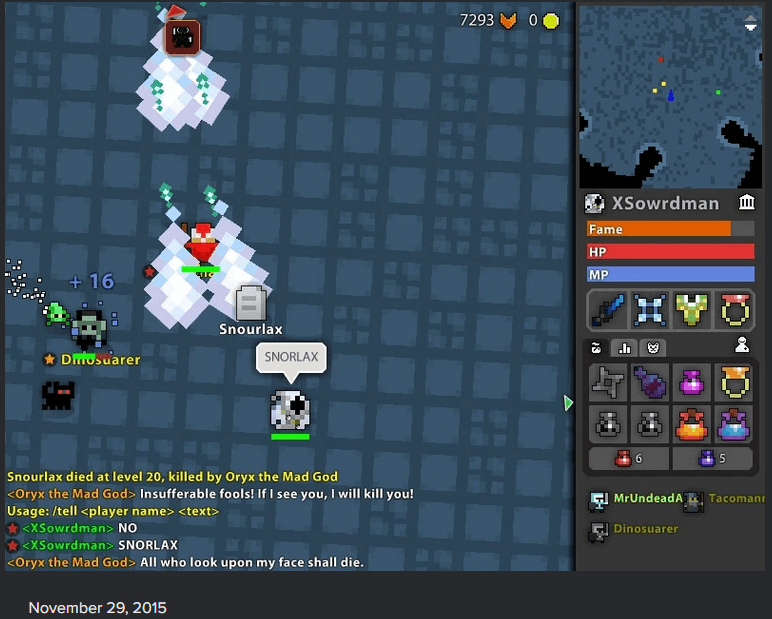 death screenshot