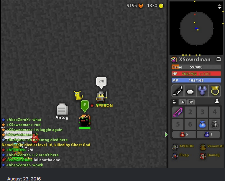 death screenshot