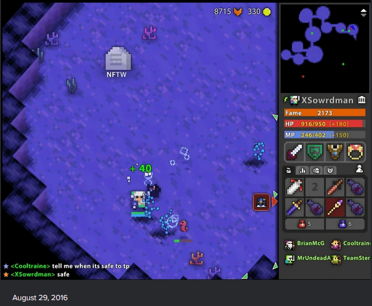 death screenshot