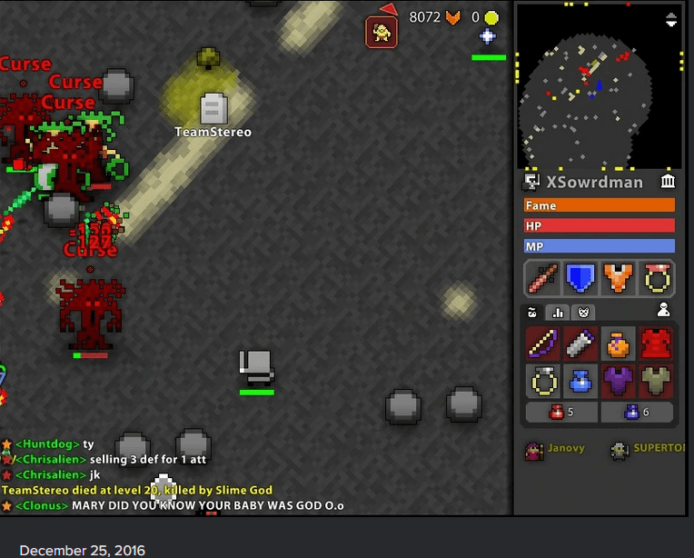 death screenshot