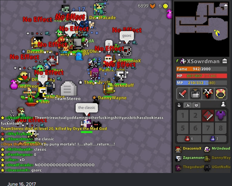 death screenshot