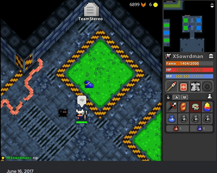 death screenshot