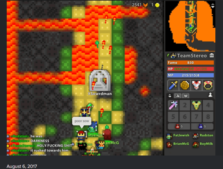 death screenshot