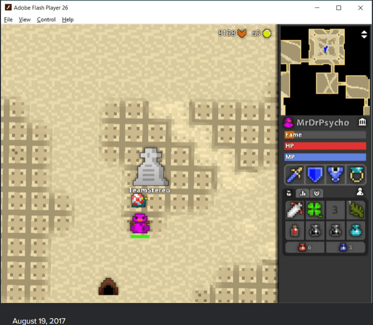 death screenshot