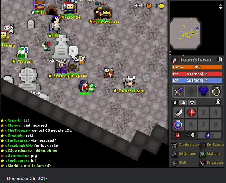 death screenshot