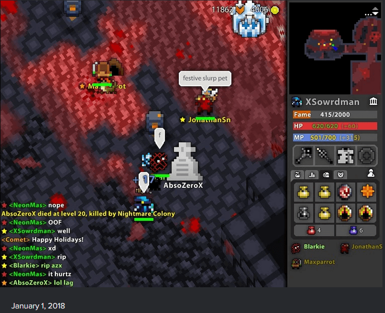 death screenshot