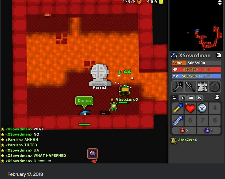 death screenshot