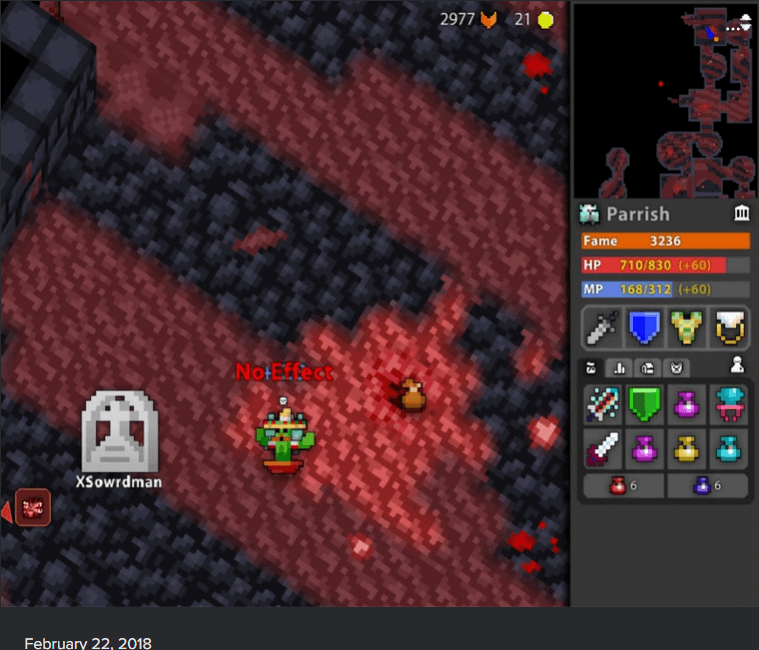 death screenshot