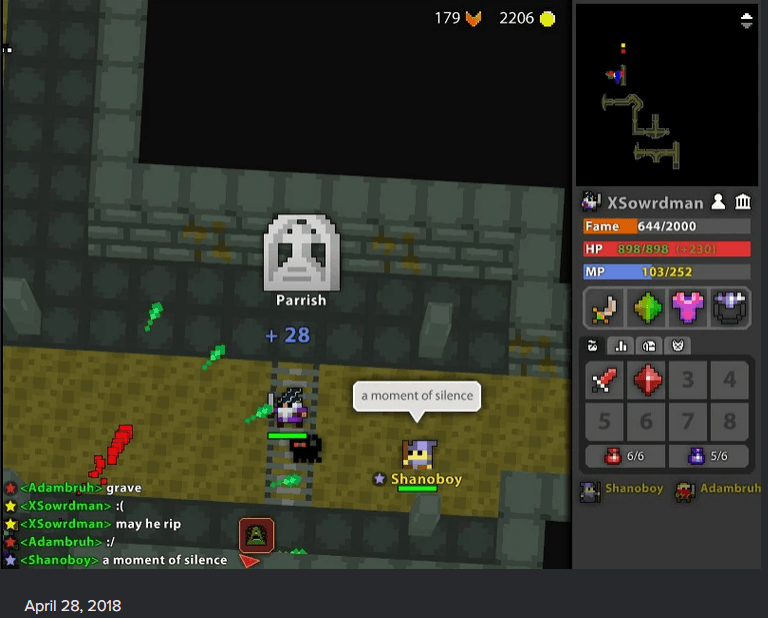 death screenshot
