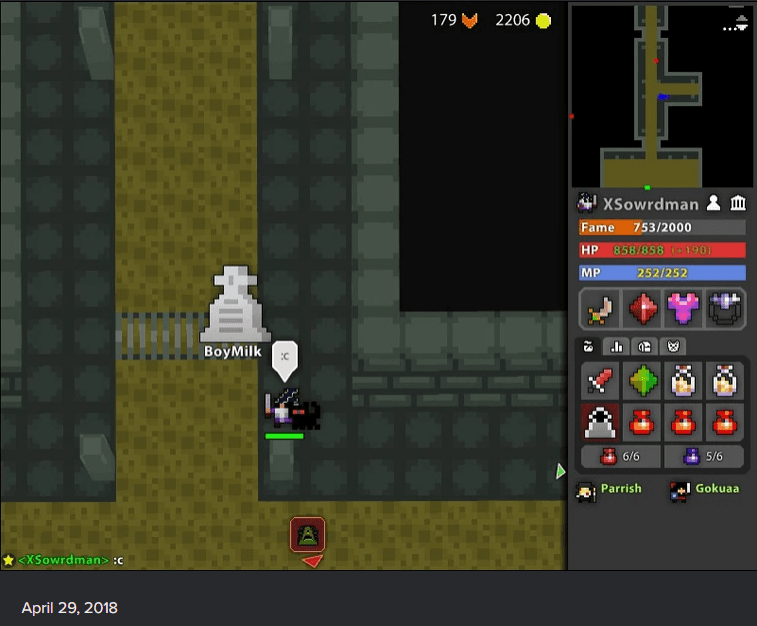 death screenshot