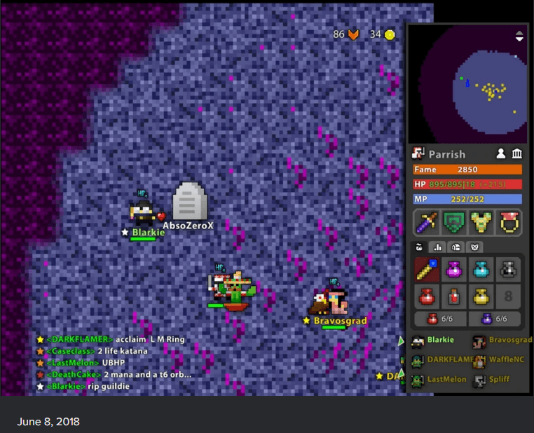 death screenshot