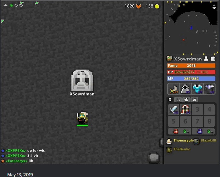 death screenshot