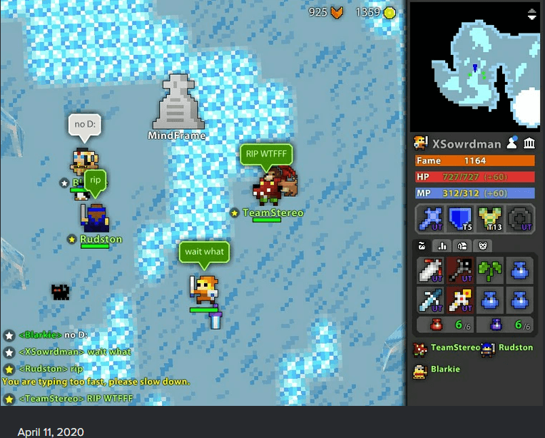 death screenshot