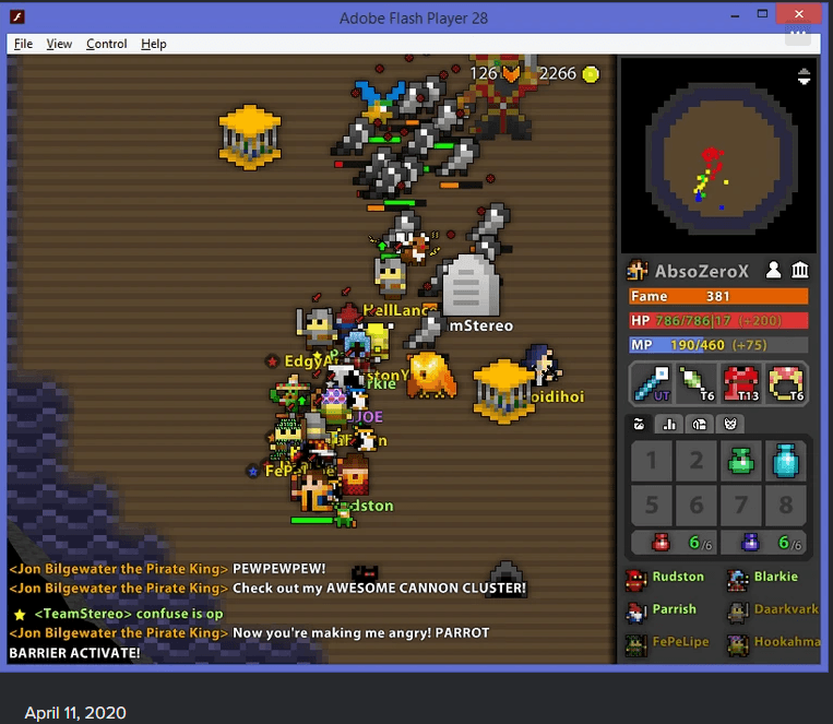 death screenshot